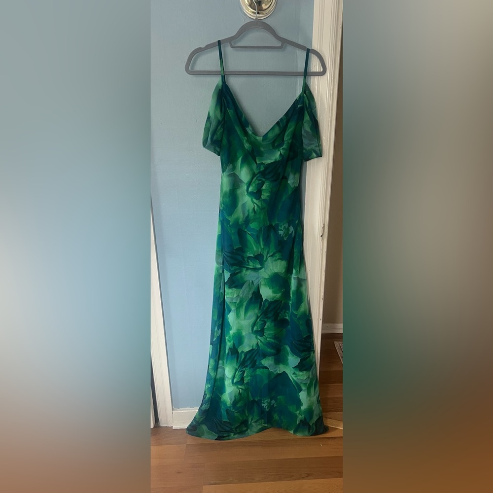 Green Floral Dress